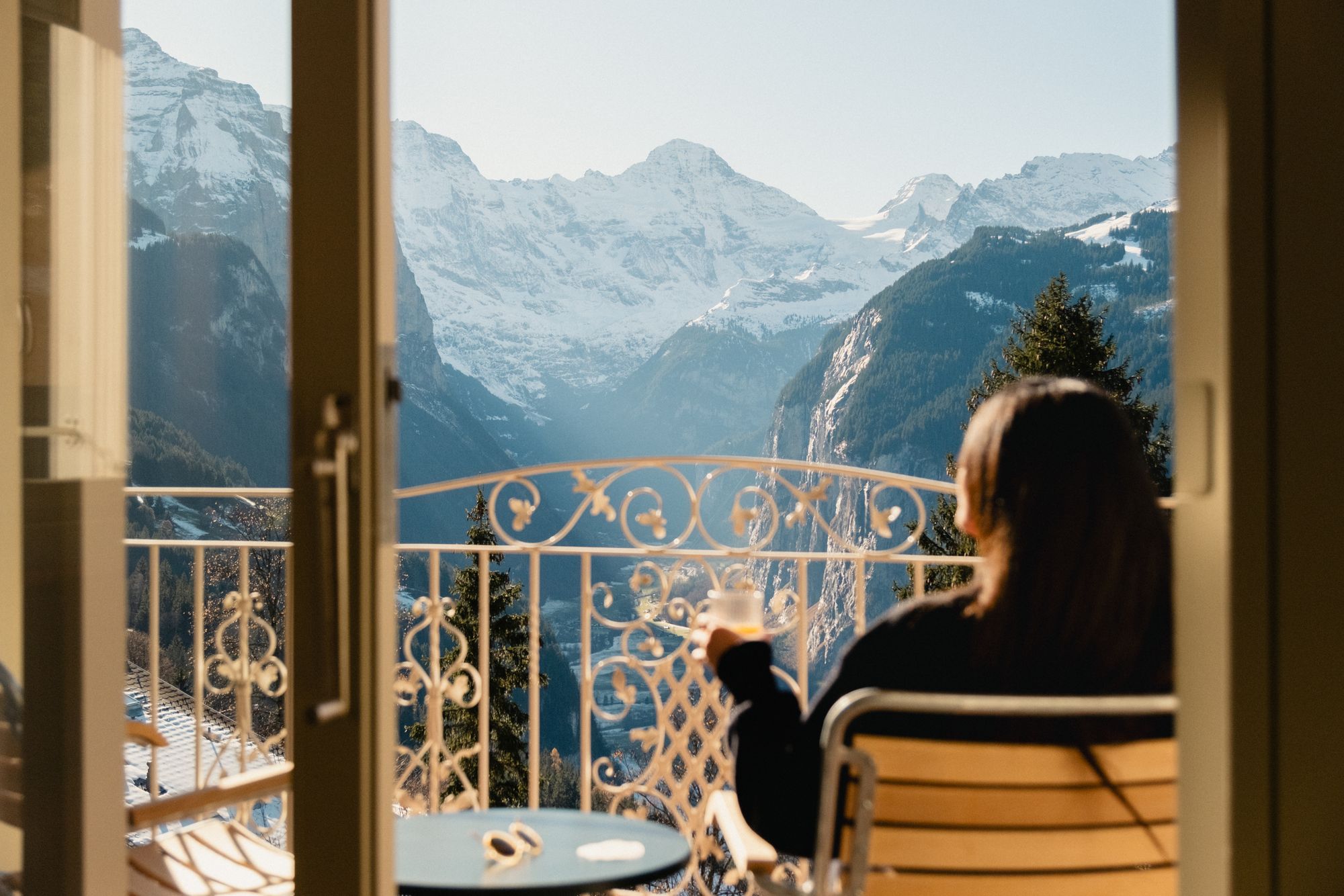 Take in the mountain view from your balcony
