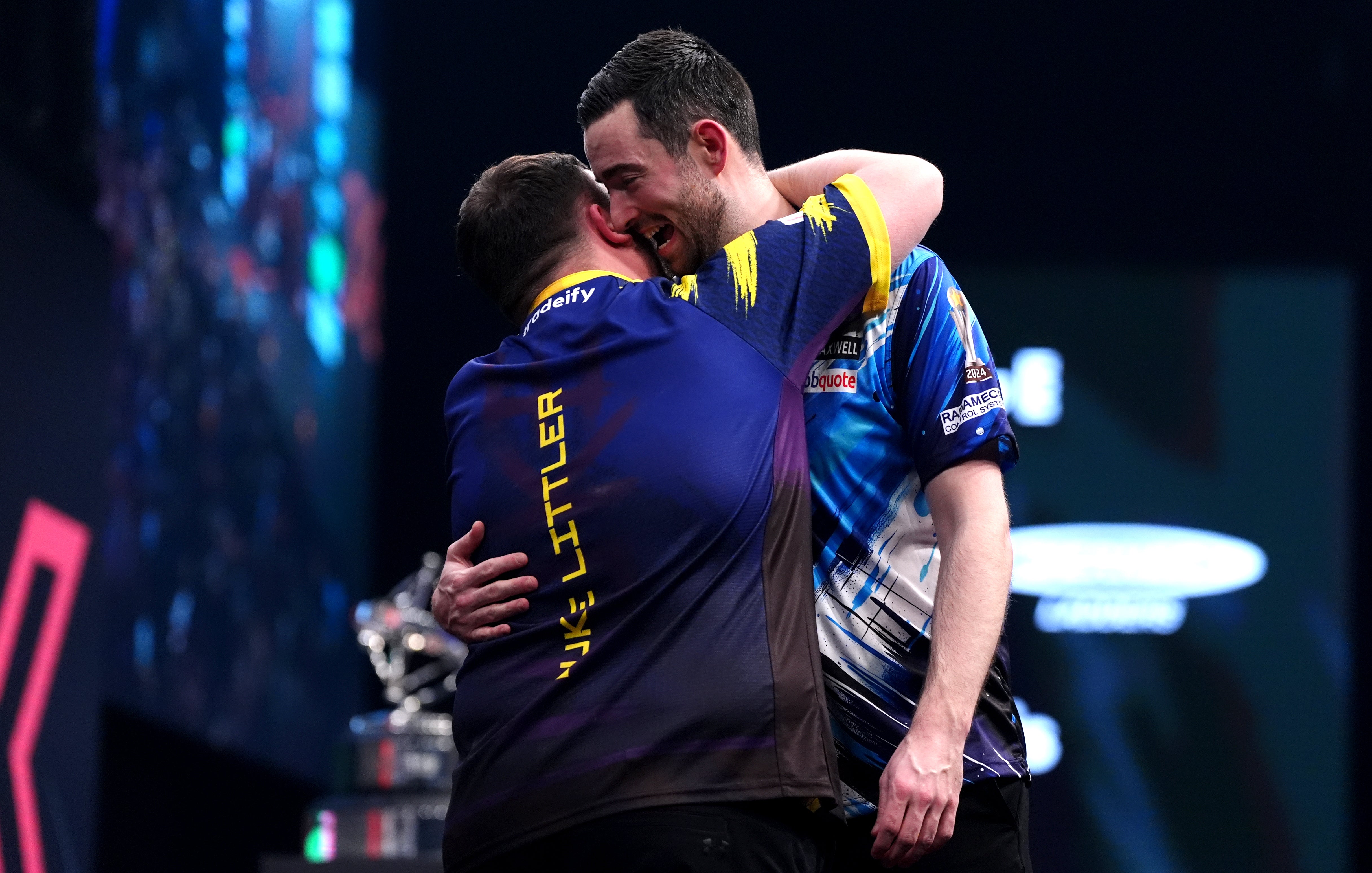 Luke Little and Luke Humphries are world number one and two (Ben Whitley/PA)