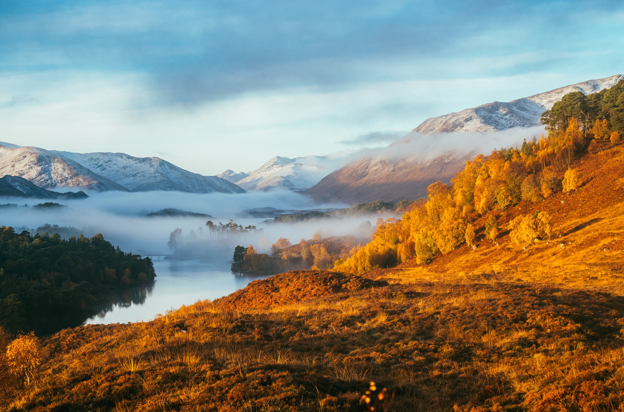 Glen Affric is one of the best places for foliage-chasing in Scotland