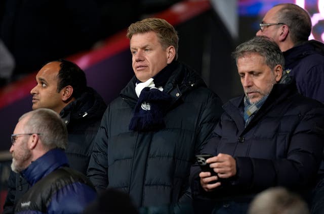 <p>Tottenham sporting director Johan Lange</p>