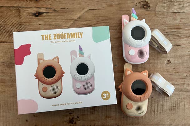 best kids walkie talkies indybest review The ZooFamily walkie talkie fox and unicorn