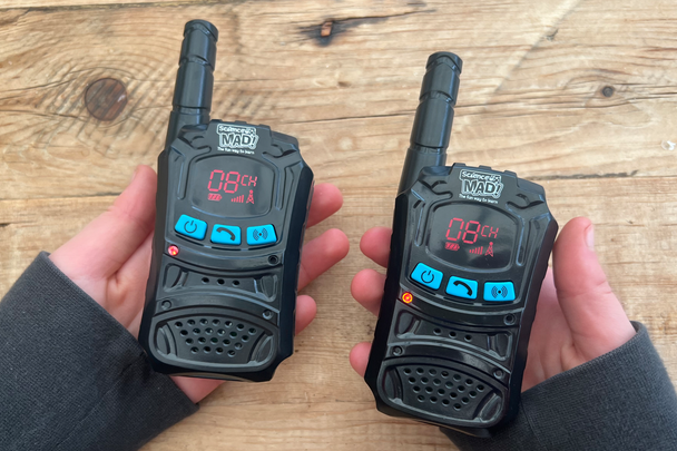 best kids walkie talkies indybest review Science Mad FM walkie talkies