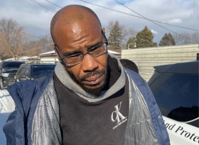 <p>Julius E. Burkes Jr, 47, has been named as the suspect in the shooting and was swiftly arrested by police on Tuesday</p>