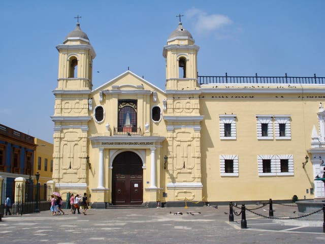 <p>Distant dream: Shrine of Our Lady of Solitude in Lima</p>