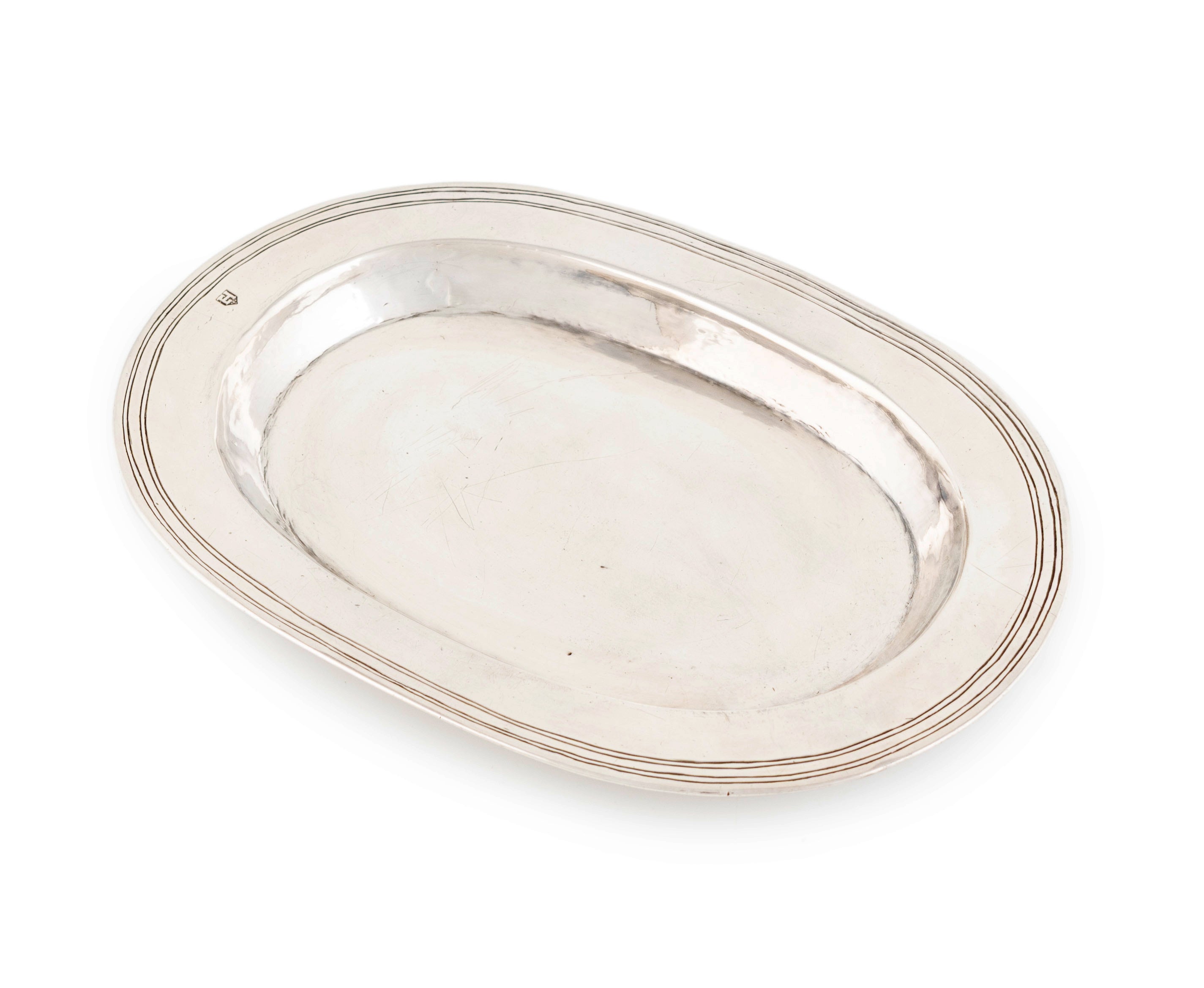 AJames I West Country silver dish, Bristol, dating from circa 1620, by renowned silversmith Edward Harsell, one of the items from the collection of TV antiques expert Michael Baggott