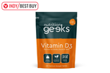 Nutrition Geeks vitamin D3 1,000IU, best vitamin D supplements, IndyBest