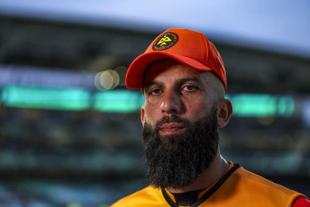 Moeen Ali, pictured, reckons a good showing at the T20 World Cup will take the heat off Harry Brook and Brendon McCullum (Steven Paston/PA)