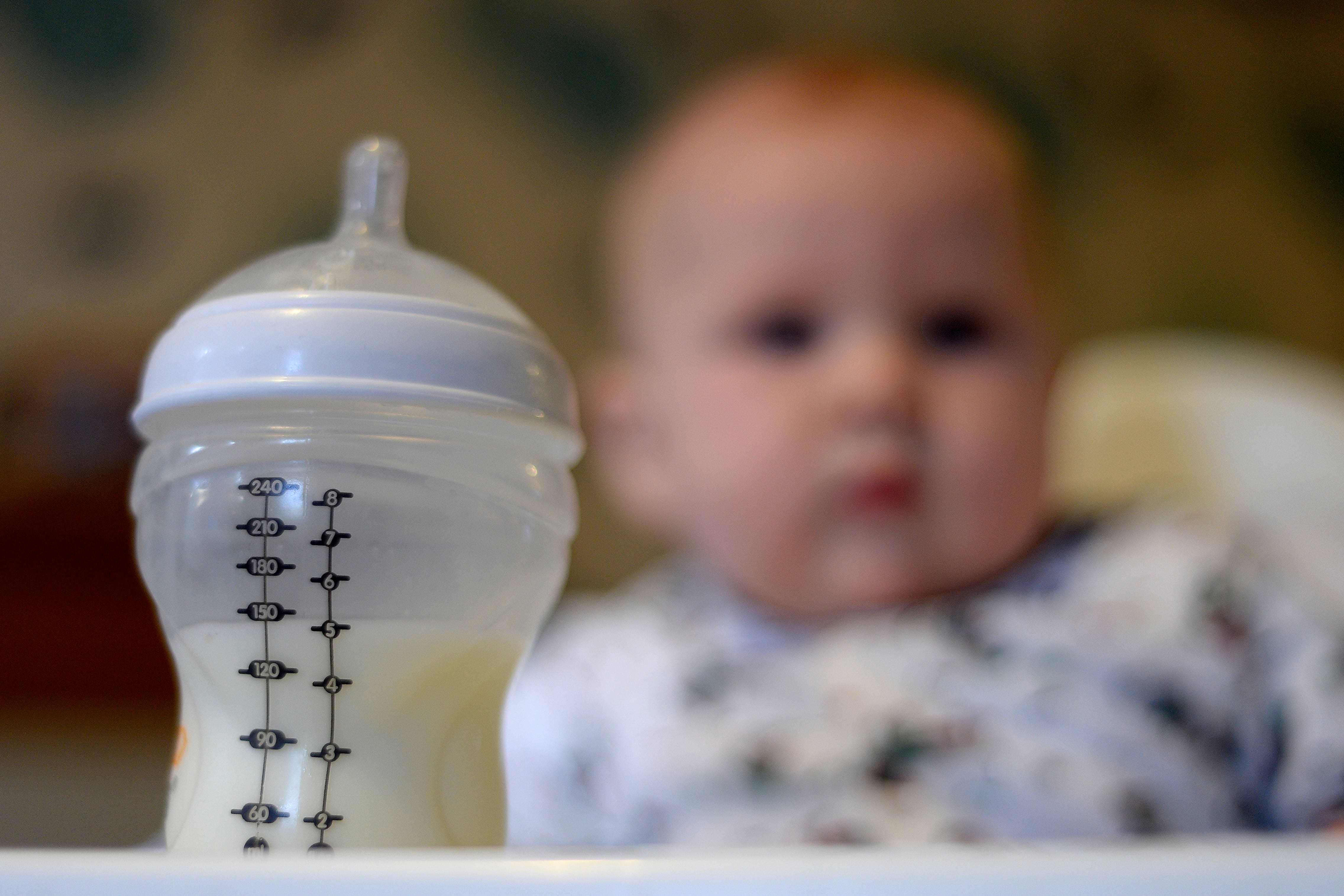 The UKHSA said it and partner agencies had received 36 clinical reports of children suffering symptoms consistent with toxin poisoning linked to recent baby formula recalls (PA)