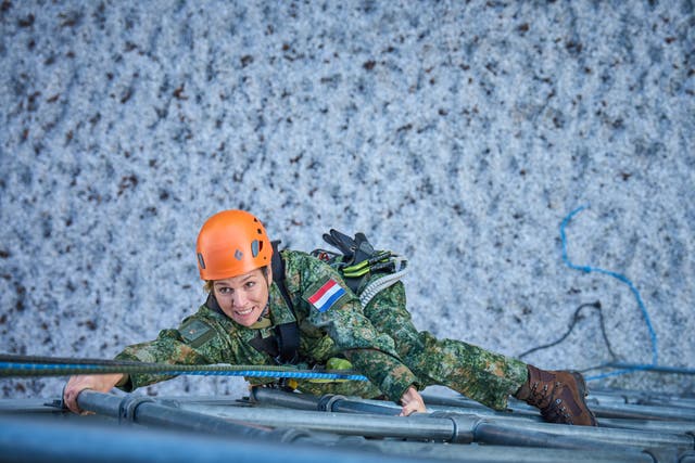 <p>Queen Máxima begins training as a reservist for the Royal Netherlands Army</p>