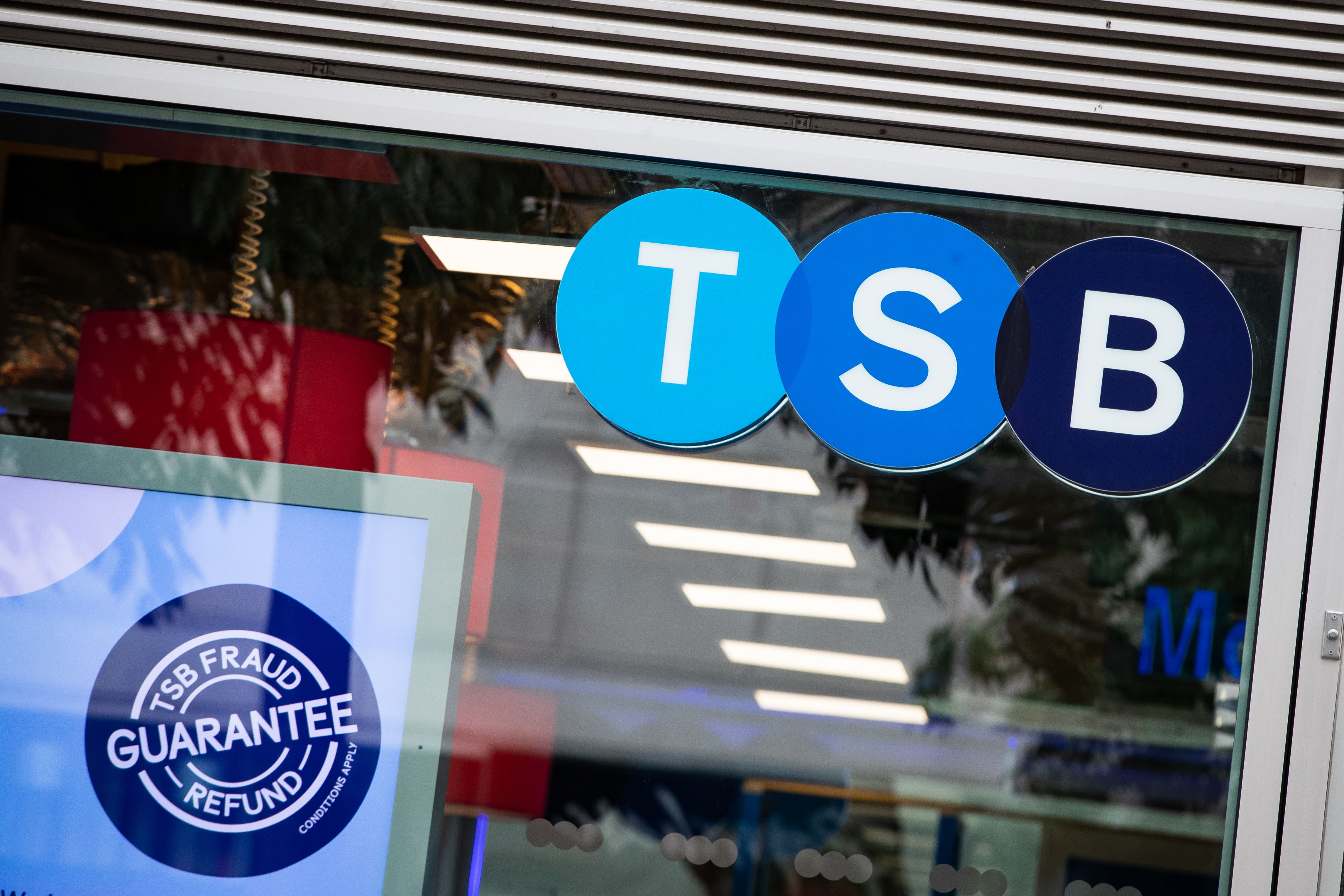 High street banking giant TSB has reported annual profits jumping more than a fifth higher as it awaits completion of its near-£3 billion takeover by rival Santander (Aaron Chown/PA)