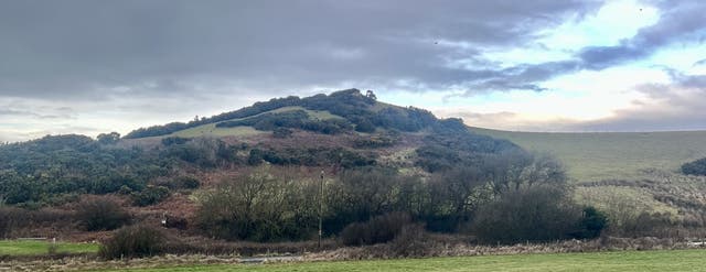 <p>The King's mound in Cumbria</p>