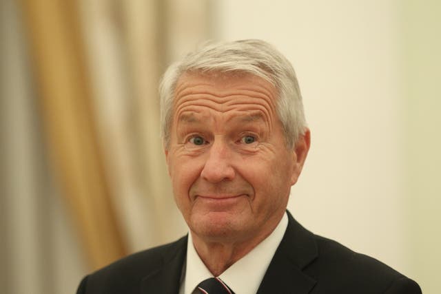 <p>Thorbjorn Jagland seen during a meeting at the Kremlin in 2016 in Moscow, when he was Secretary General of the Council of Europe</p>