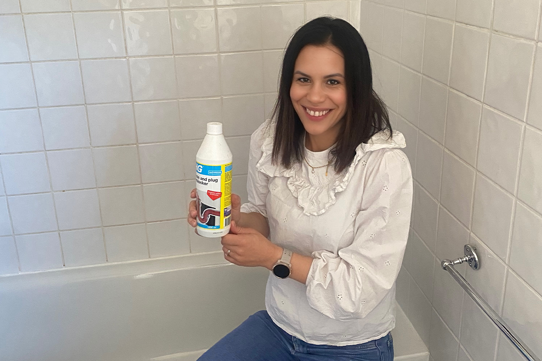 I measured drainage speed before and after each treatment