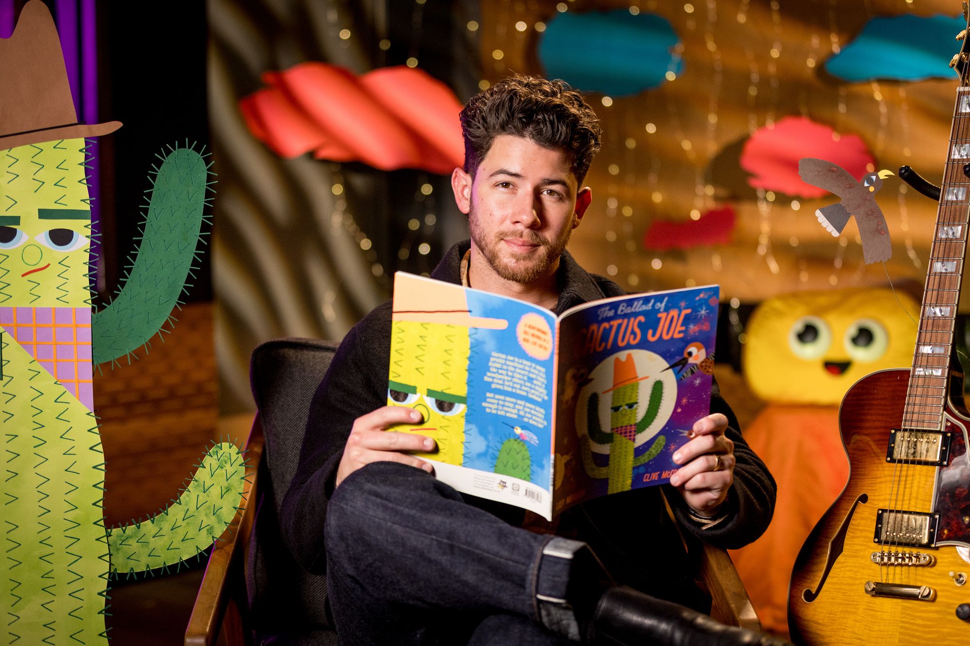 Jonash will read 'The Ballad Of Cactus Joe' by Lily Murray, which follows a cranky cactus and a persistent woodpecker as they embark on a series of adventures.