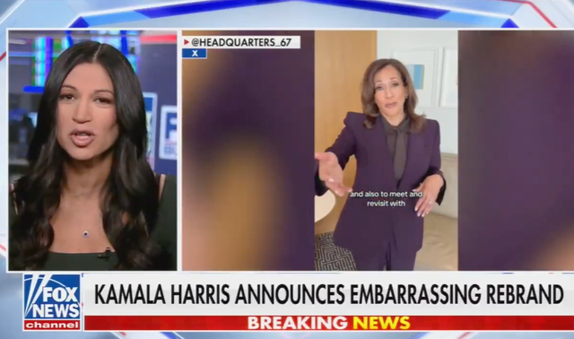 <p>Katie Miller told Fox News that she would 'beg' Kamala Harris to run against Trump again</p>