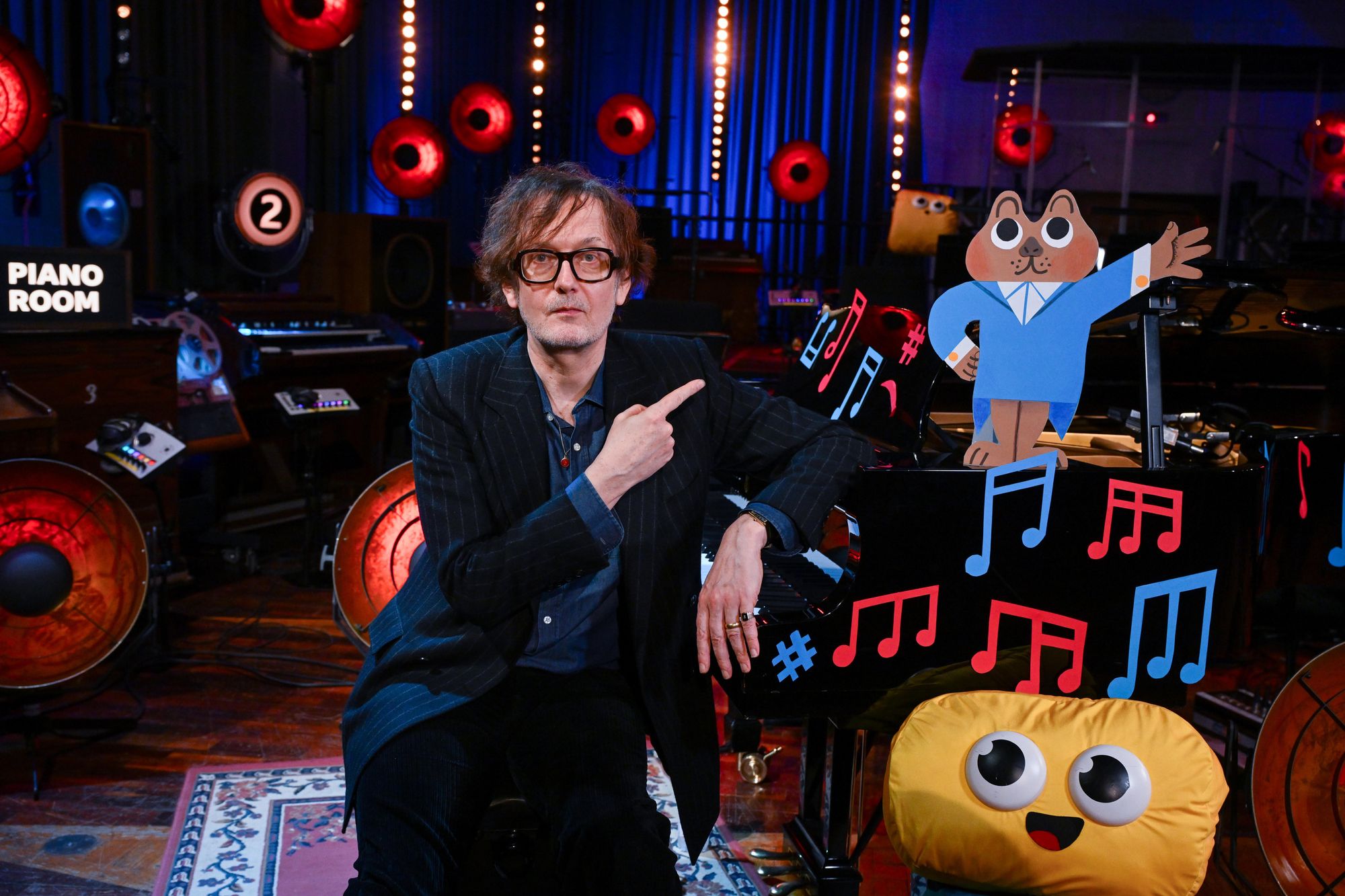 Pulp singer Jarvis Cocker who is to read CBeebies 'Bedtime Stories'