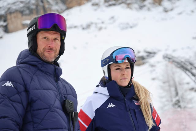 <p>Aksel Lund Svindal (left) believes Lindsey Vonn can still win an Olympic medal (Marco Trovati/AP)</p>