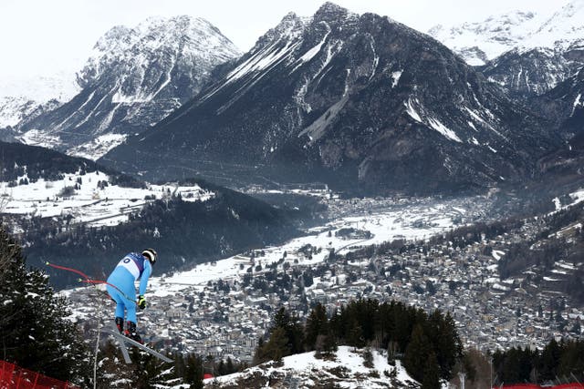Dominik Paris carries Italian hopes into Saturday’s Olympic men’s downhill (Gabriele Facciotti/AP)