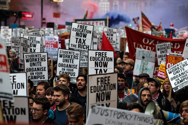 <p>Thanks to savage interest rates, many graduates in England, who now have an average student loan debt of £53,000, are facing retrospective repayments of student loans that will amount to £100,000 or more</p>