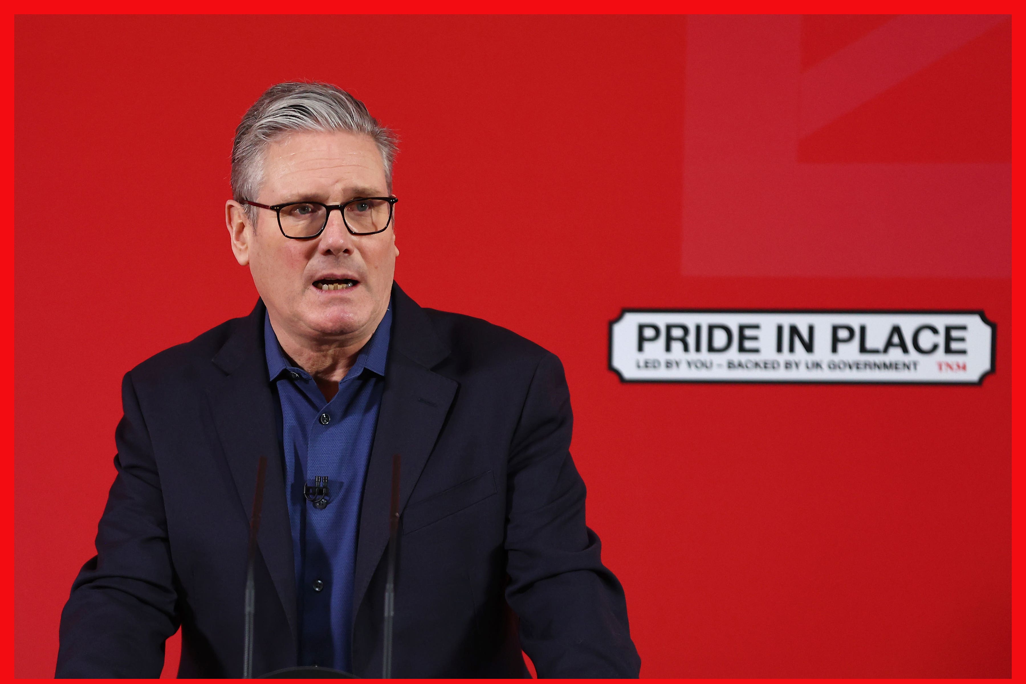 Sir Keir warned of a ‘very significant volume’ of material likely to need reviewing (PA)