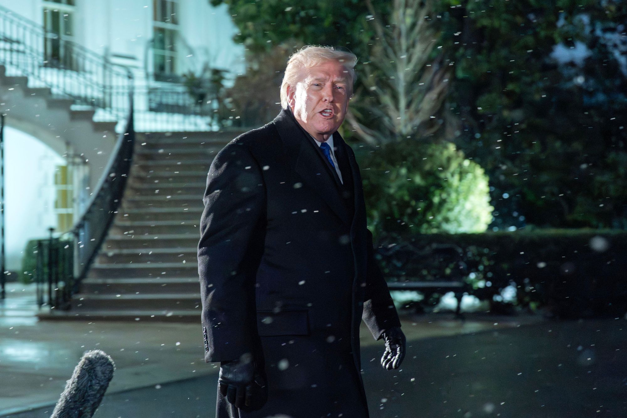 <p>When a reporter asked him about calls from other Republicans to apologize for the video, Trump refused to take responsibility.</p>