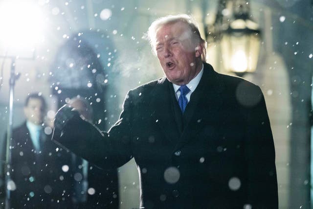 <p>President Donald Trump refused to apologize for a racist video shared on his Truth Social account and later deleted that showed former President Barack Obama and former first lady Michelle Obama as apes</p>