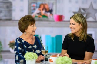 Savannah Guthrie (right) and her mom Nancy