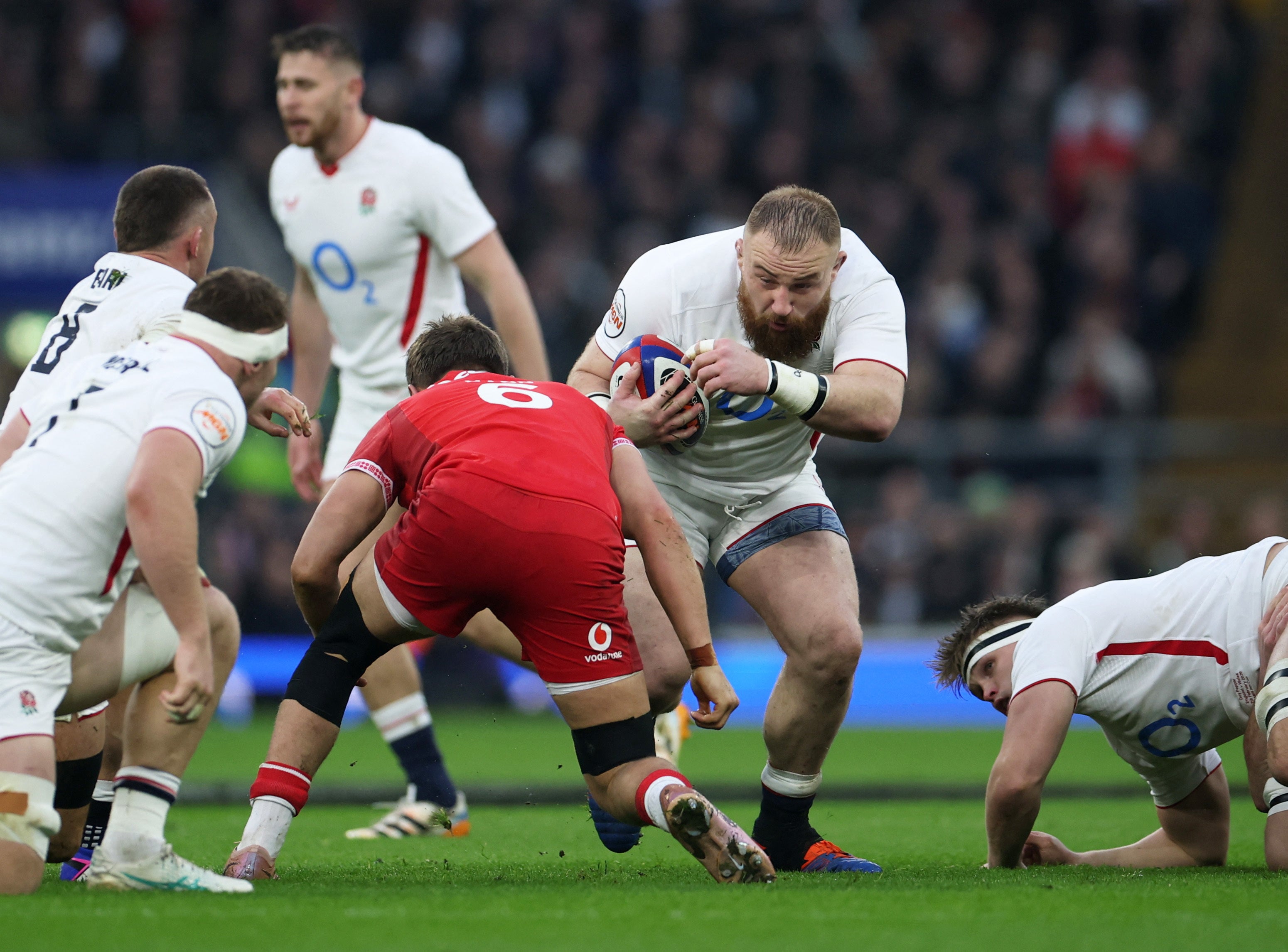 England v Wales live: Hosts surge into lead over beleaguered Six Nations rivals