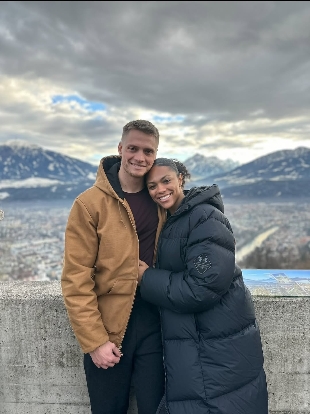 Kaysha Love and Hunter Powell are bobsledders