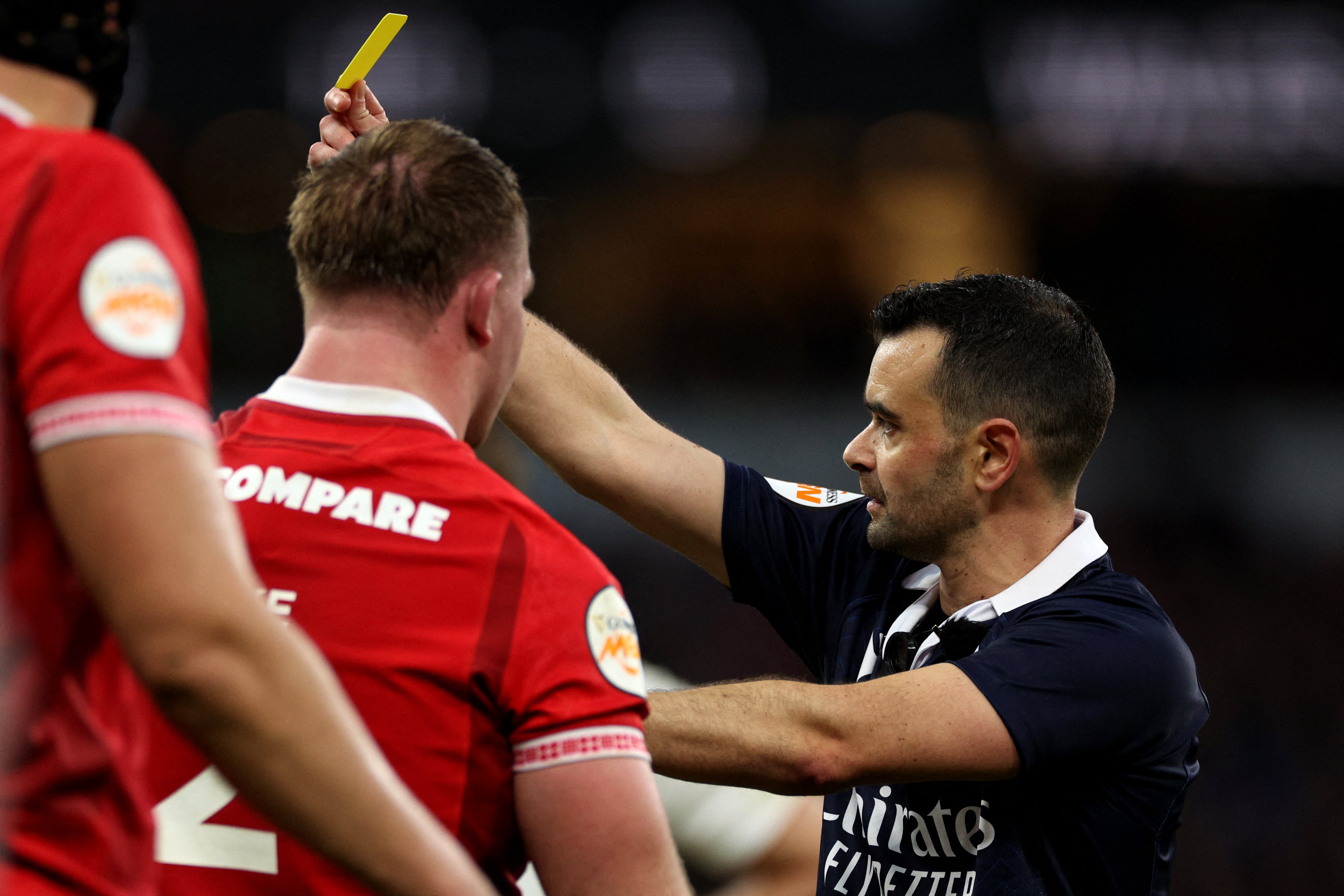 Wales had four players sin-binned