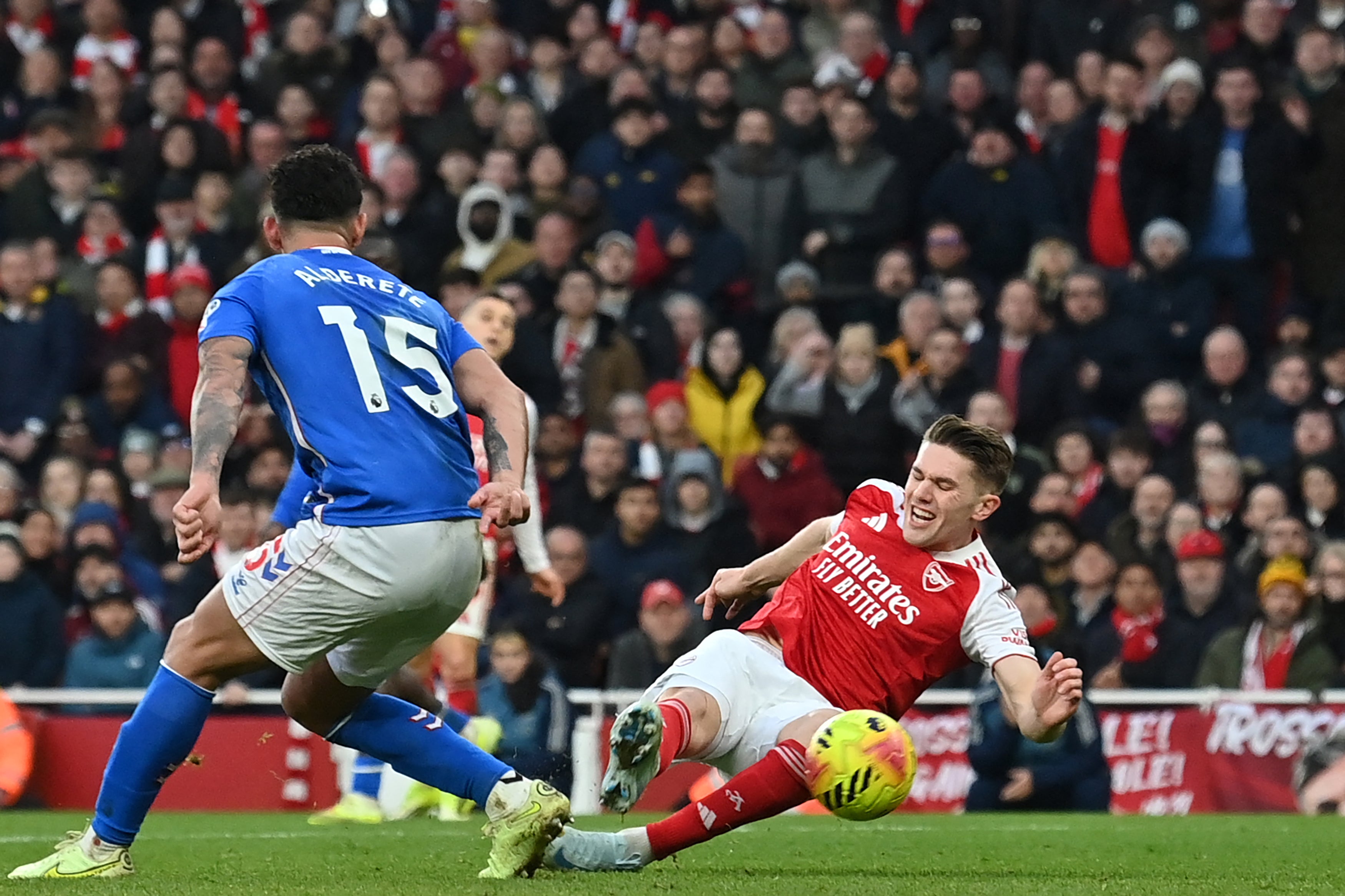 Viktor Gyokeres came off the bench to score Arsenal's second and ease the tension at the Emirates