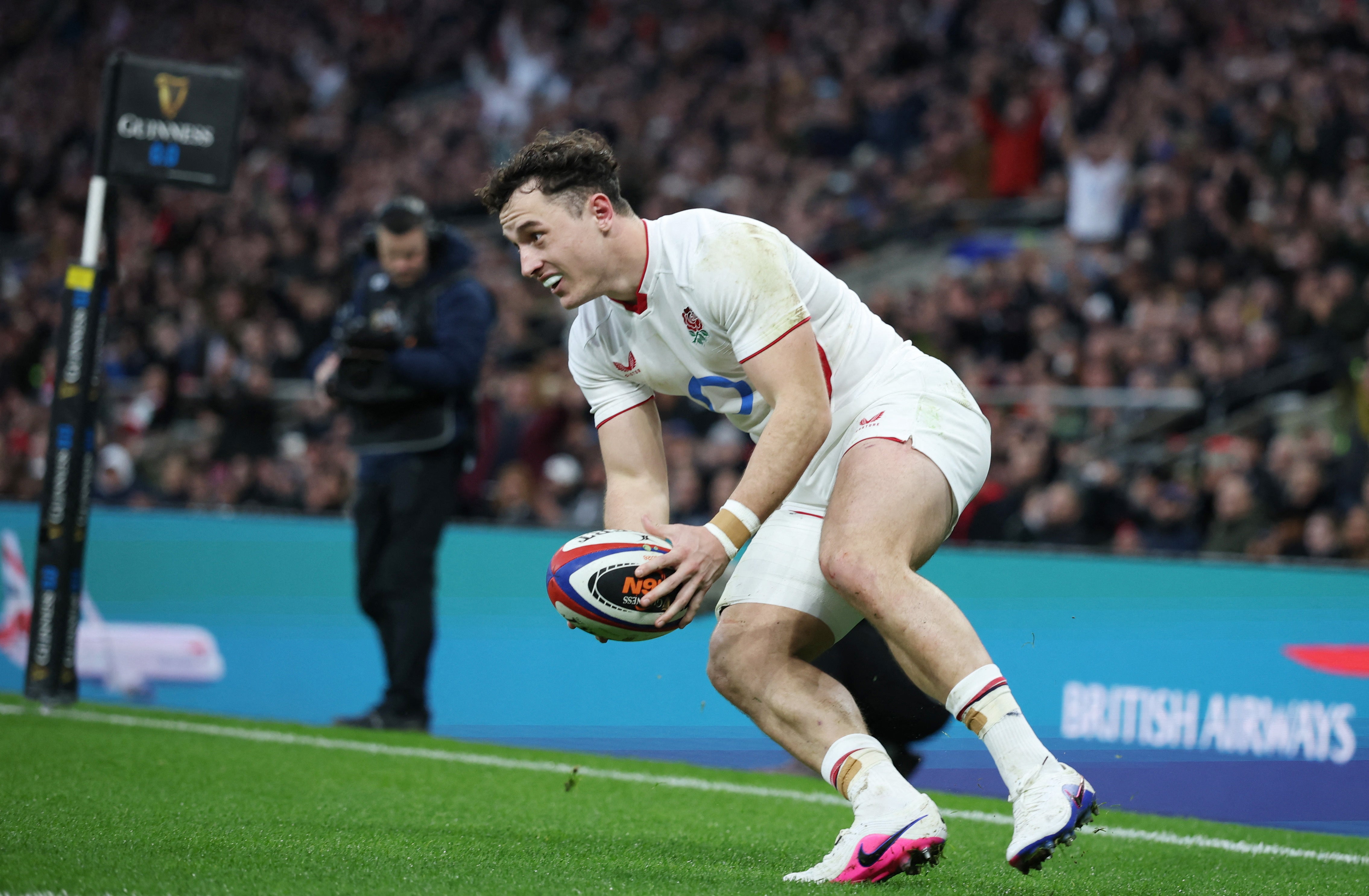 Henry Arundell grabbed a hat-trick against Wales