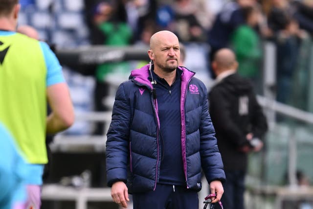 Gregor Townsend saw Scotland lose in Rome (Domenico Cippitelli/PA)