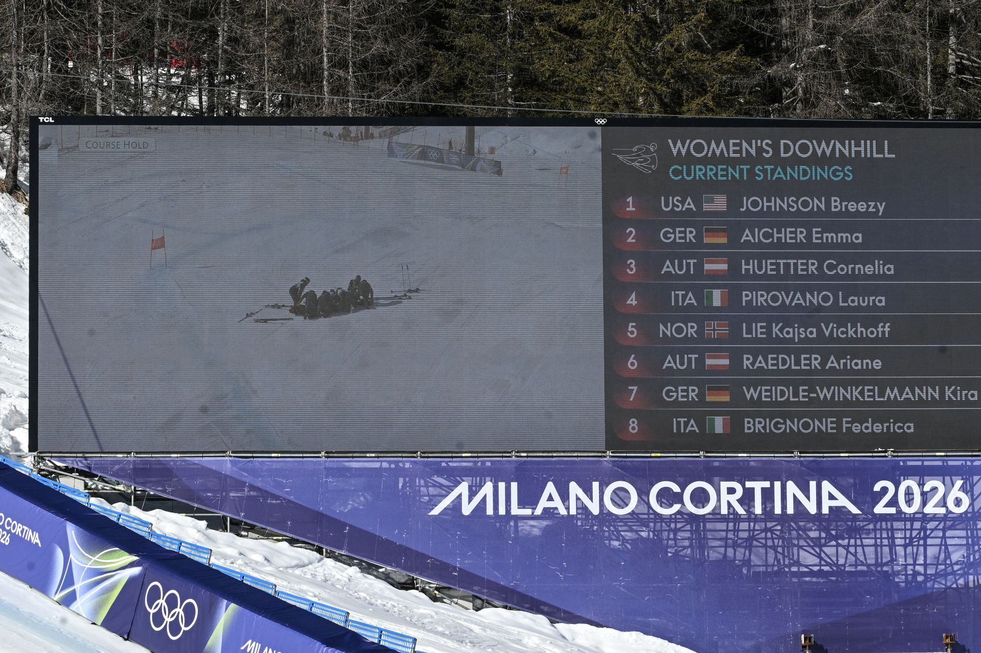 Winter Olympics live: Skiing legend Lindsey Vonn crashes hard in women’s downhill