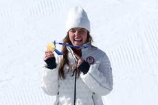 USA’s Breezy Johnson wins Olympic women’s downhill as Lindsey Vonn crashes out