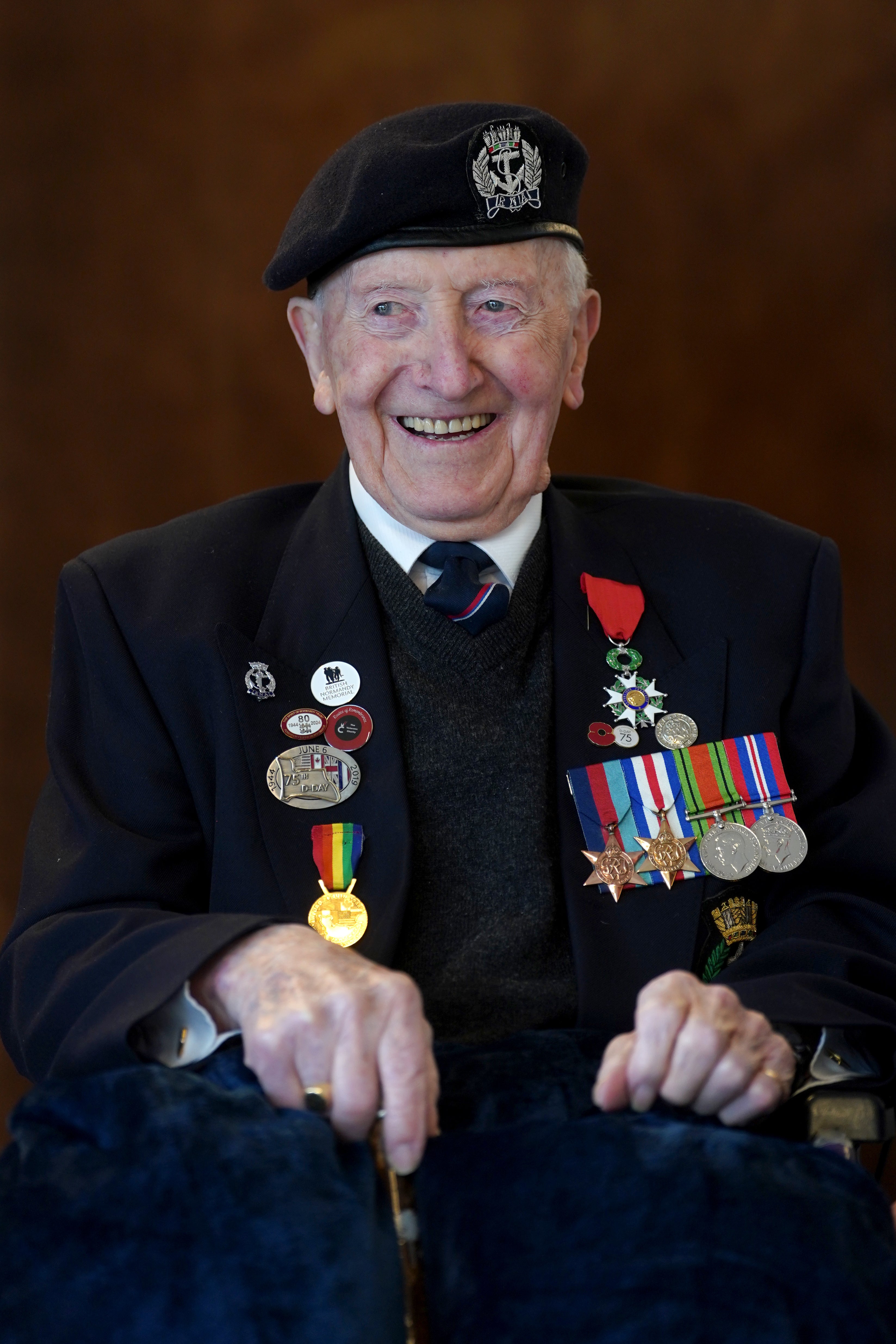 Stan Ford suffered life-changing injuries when he was aboard HMS Fratton as it was sunk, believed to be by a midget submarine, off the Normandy coast on 18 August, 1944