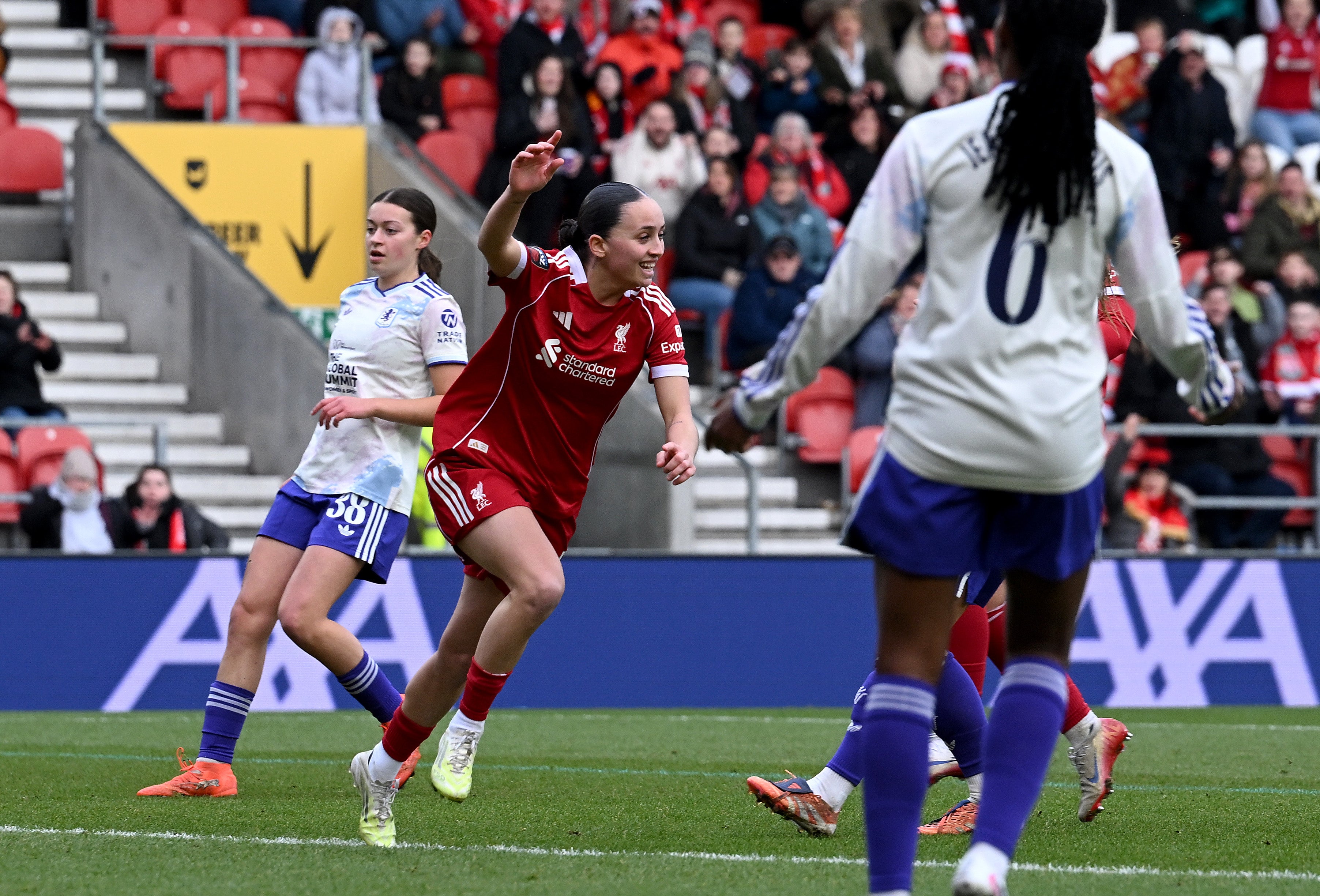 Liverpool moved off the bottom for the first time since November