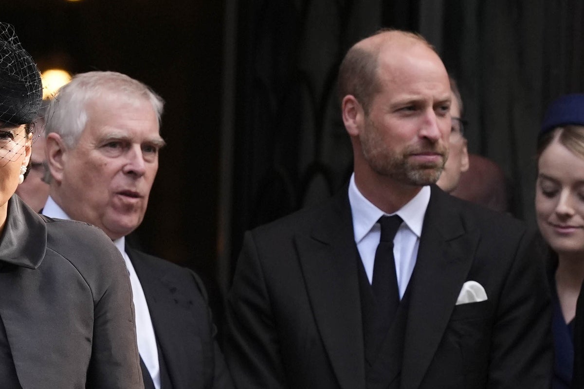 Prince William wanted Andrew banished from royals ‘before rot set in’, new book claims