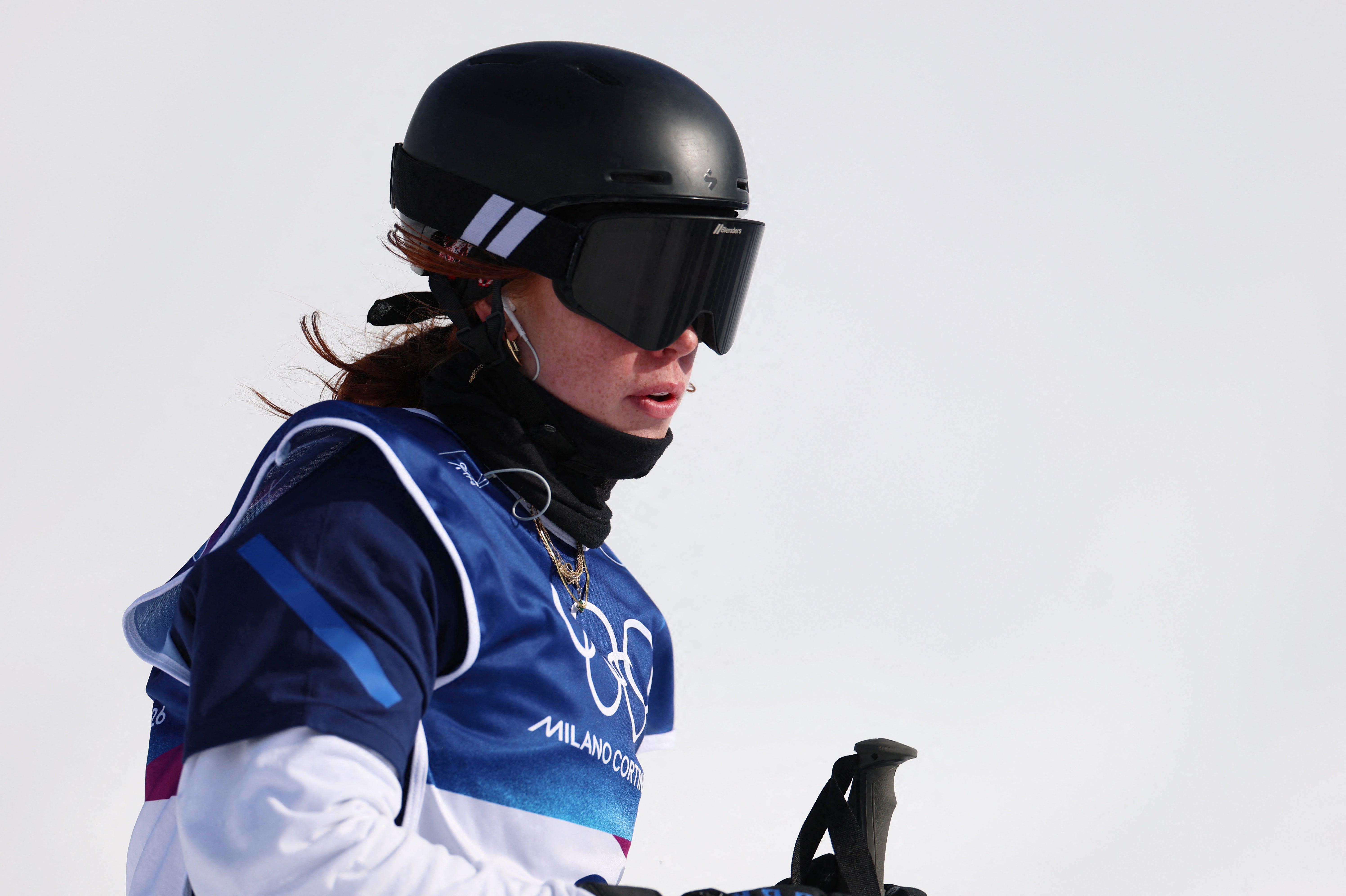 Kirsty Muir finished fourth in the women's freeski slopestyle final on Monday