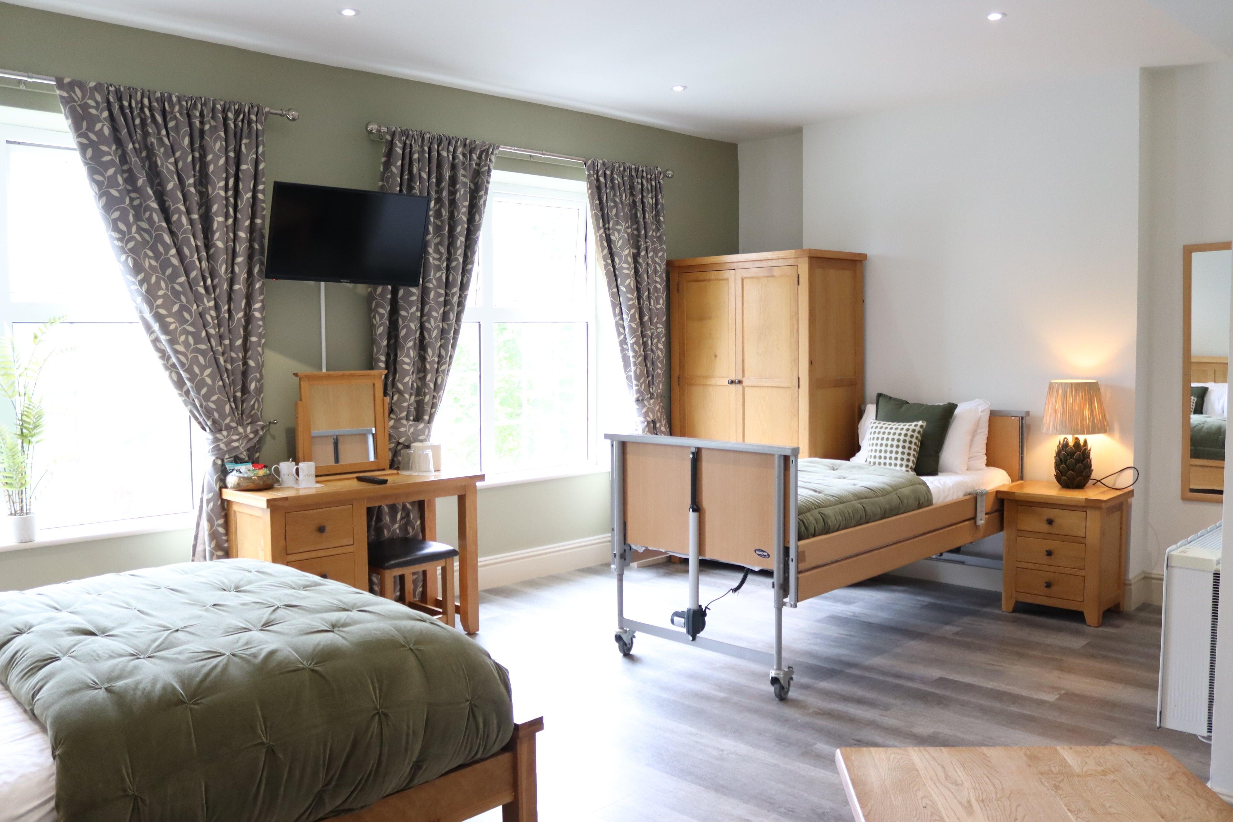 One of 10 accessible rooms at Gwesty Seren