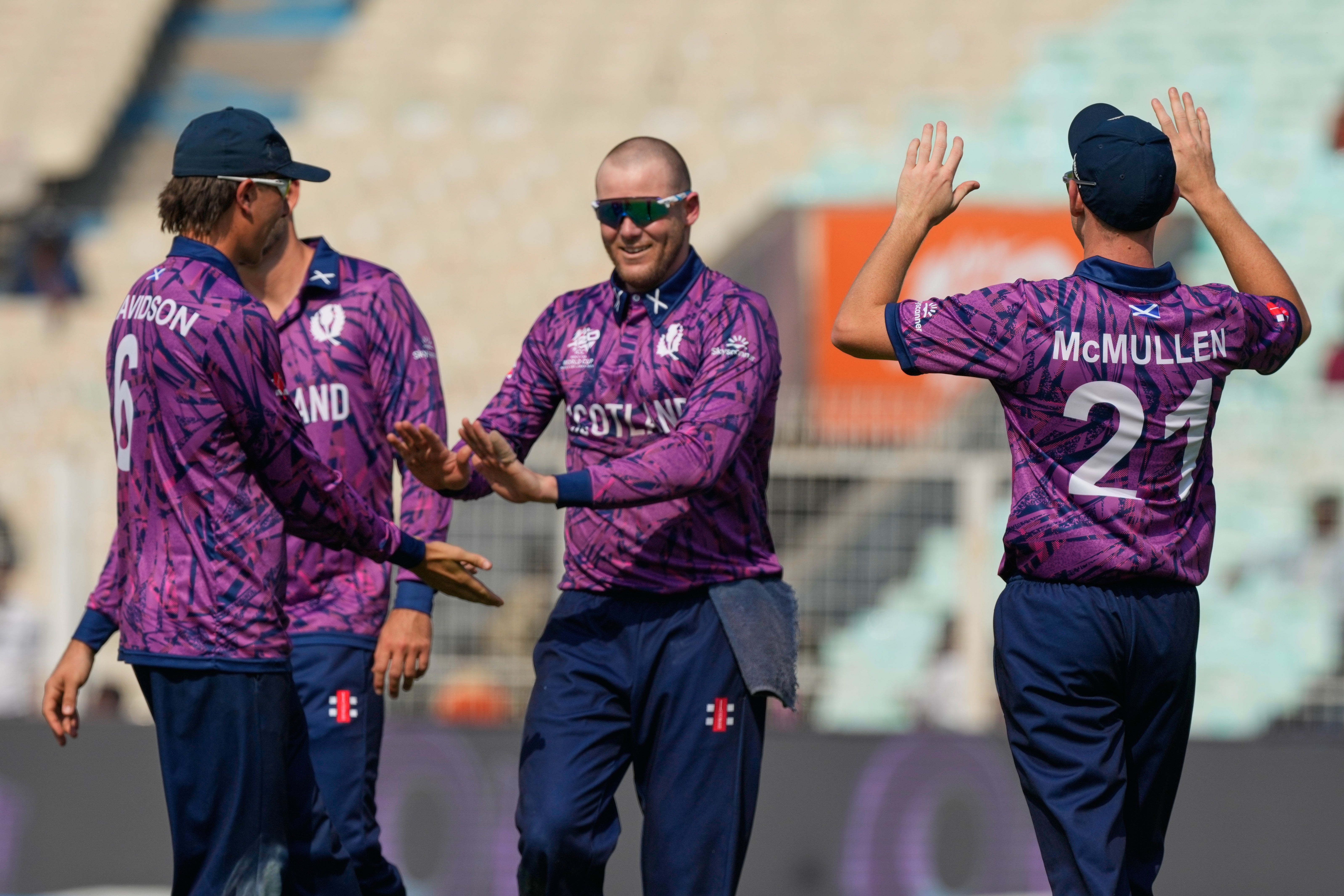 <p>Scotland have sealed their first win of the T20 World Cup</p>