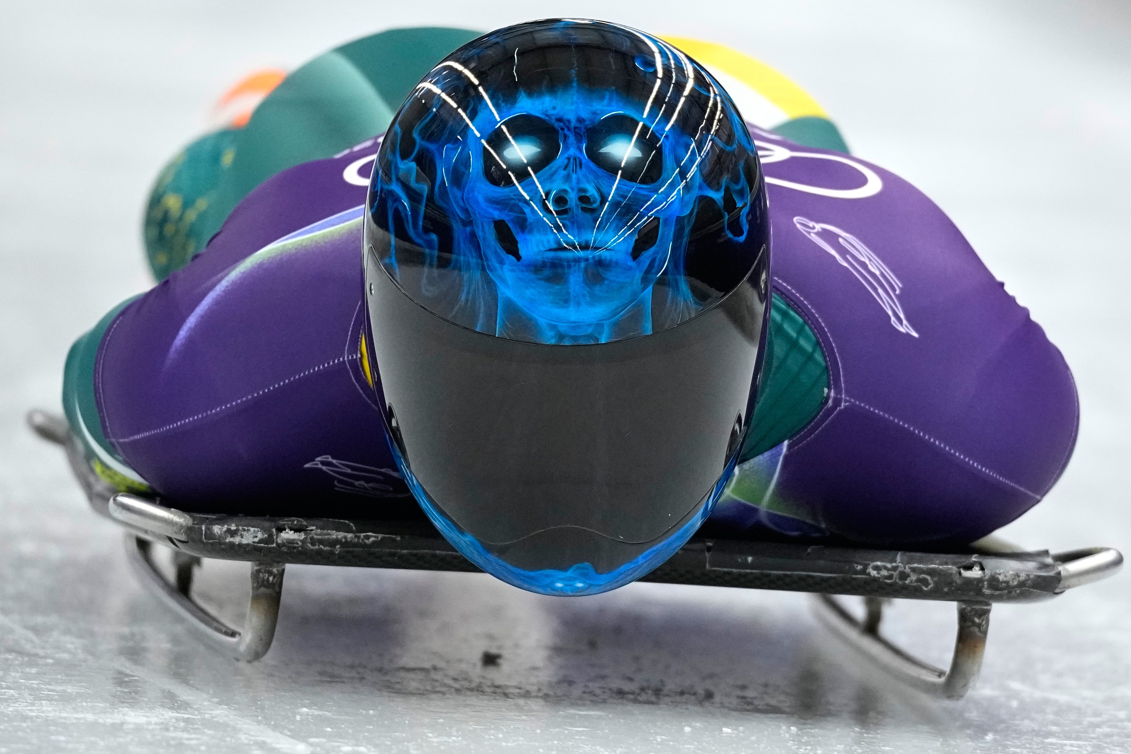 APTOPIX Milan Cortina Olympics Skeleton