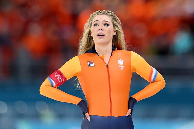 <p>Jutta Leerdam burst into tears as she won the women's 1,000m speed skating Olympic title</p>