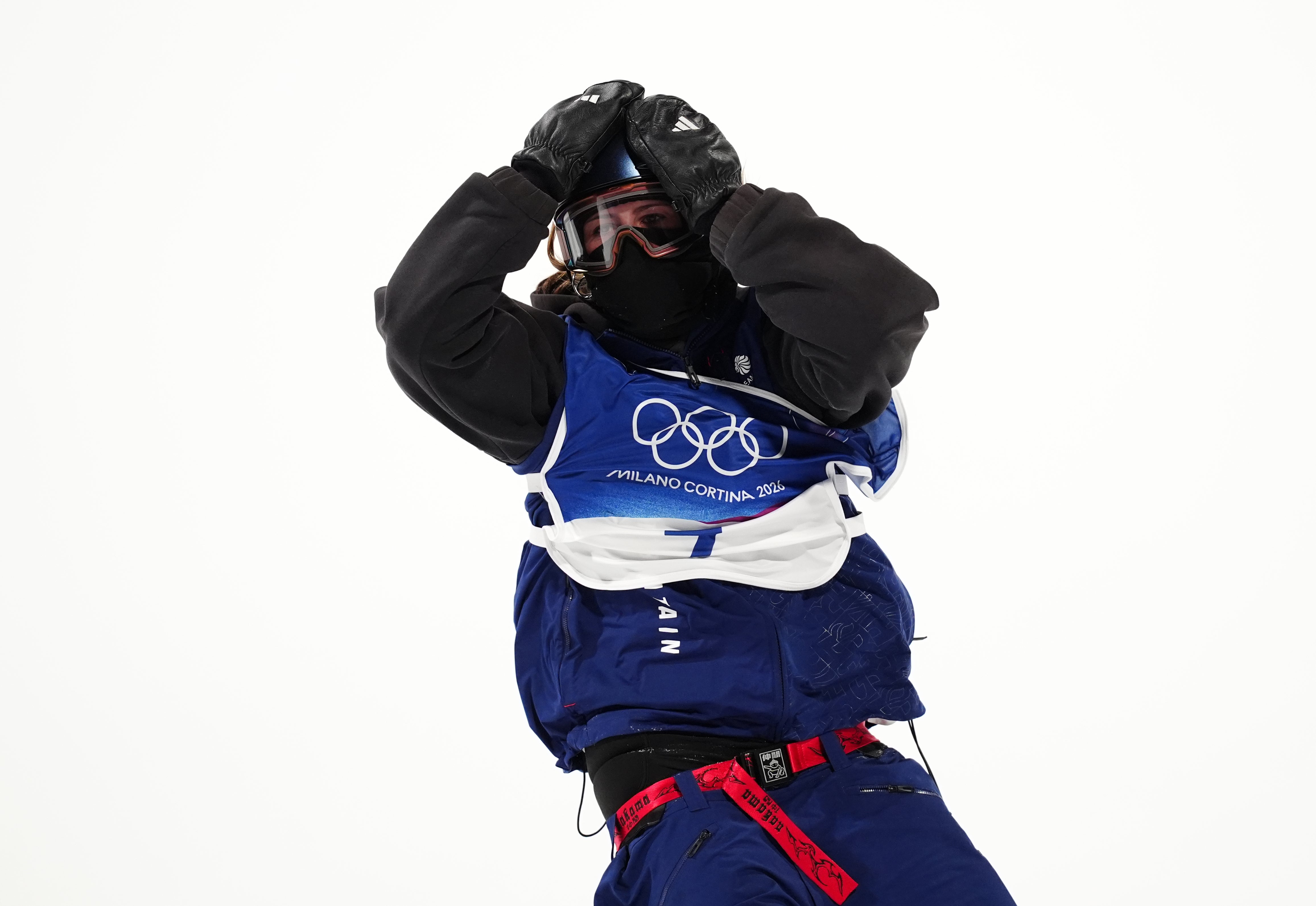 Mia Brookes went for a huge four-and-a-half rotations but failed to land the jump cleanly and missed out on the podium