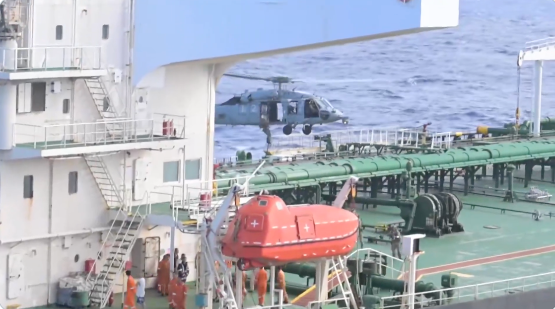 The Dept. of War issued a warning alongside the video, saying, ‘You will run out of fuel long before you will outrun us’