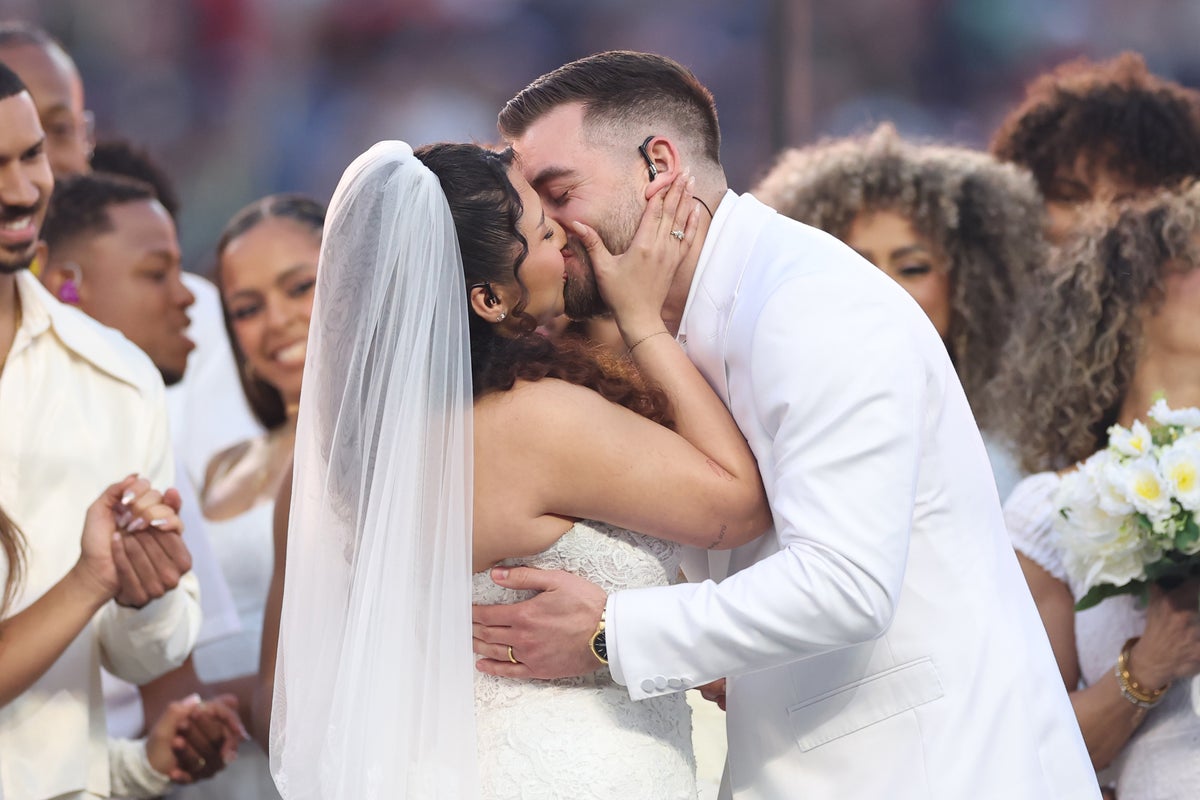 The wedding during Bad Bunny’s Super Bowl performance was real