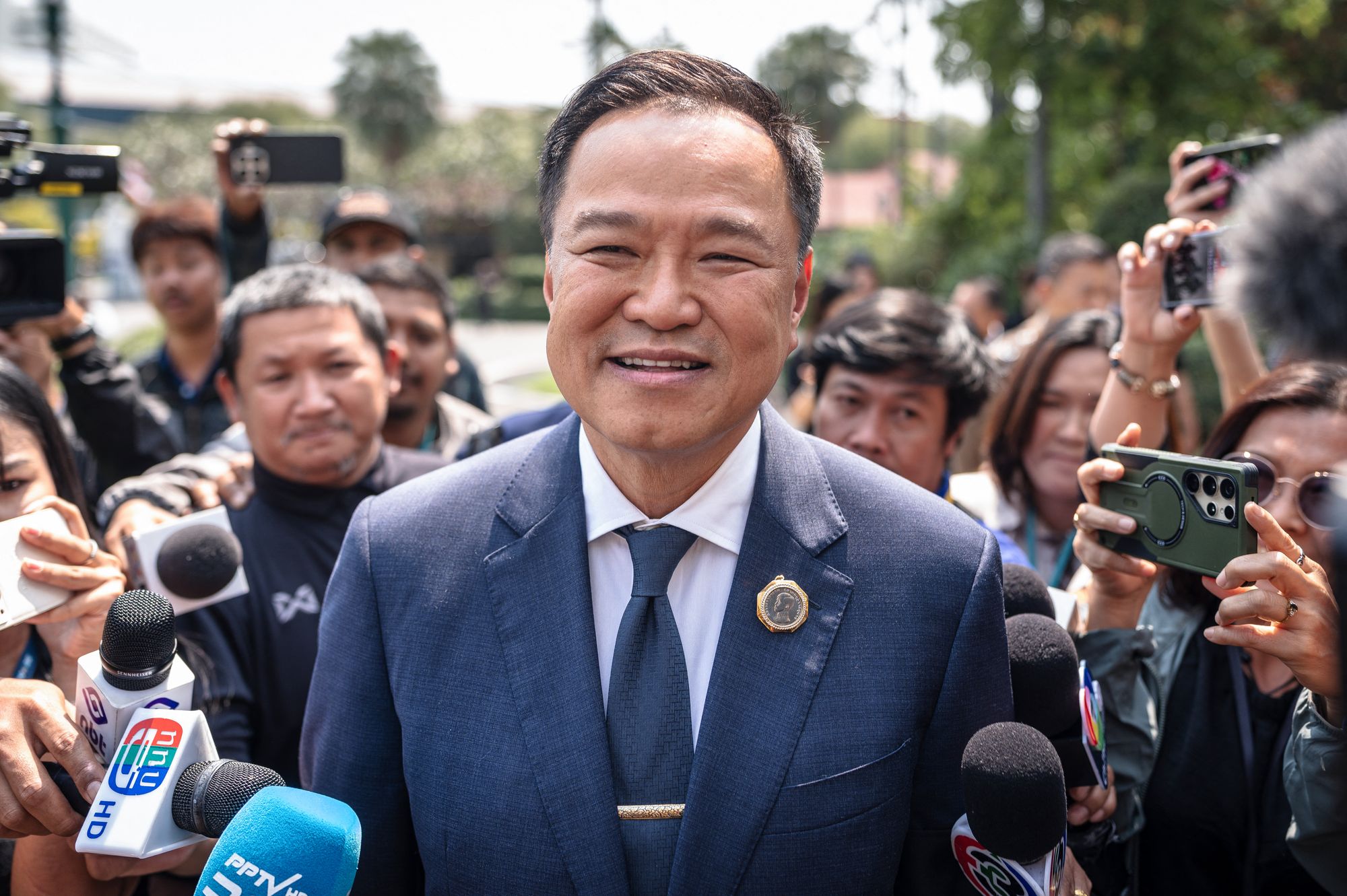 Thailand's caretaker premier Anutin Charnvirakul was preparing for coalition talks after his conservative Bhumjaithai Party surged to a stunning election victory on a wave of nationalism