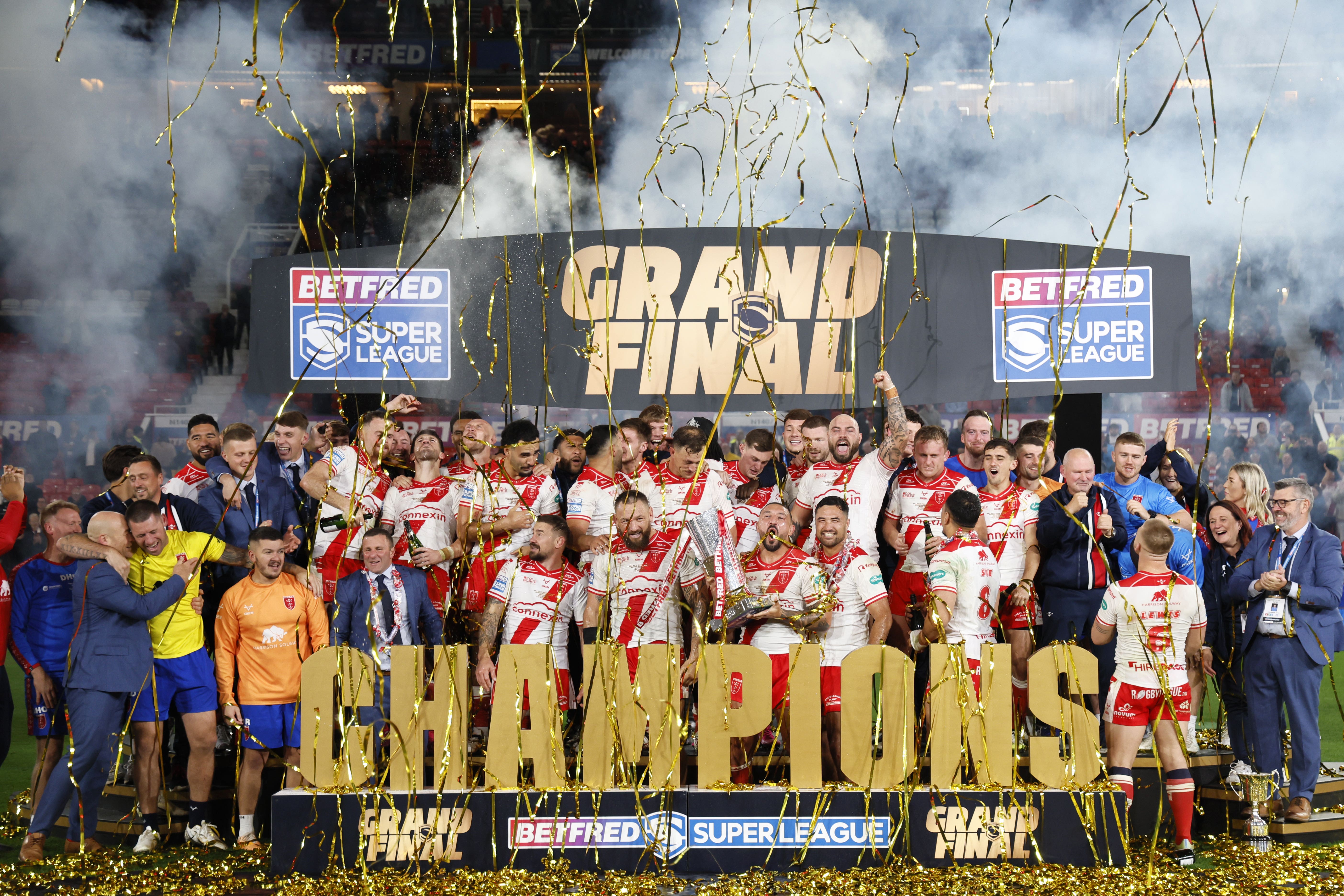 Hull KR are favourites to retain their Betfred Super League title (Richard Sellers/PA)