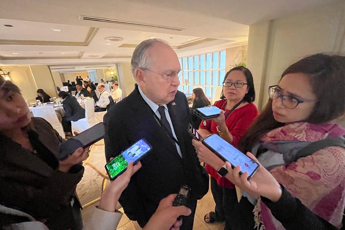 US won't abandon the Philippines in fighting China's assertiveness at sea, Manila's envoy says