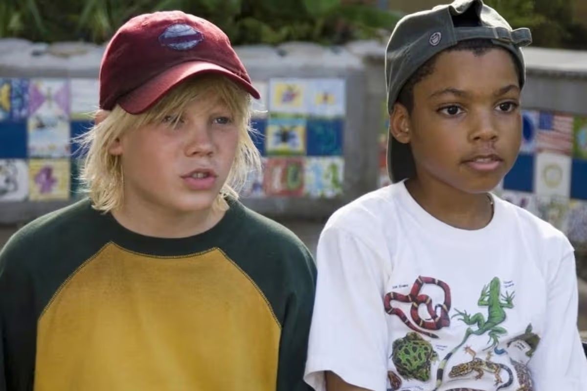 Blake Garrett as Plug, one of the school bullies, in the 2006 film ‘How to Eat Worms’